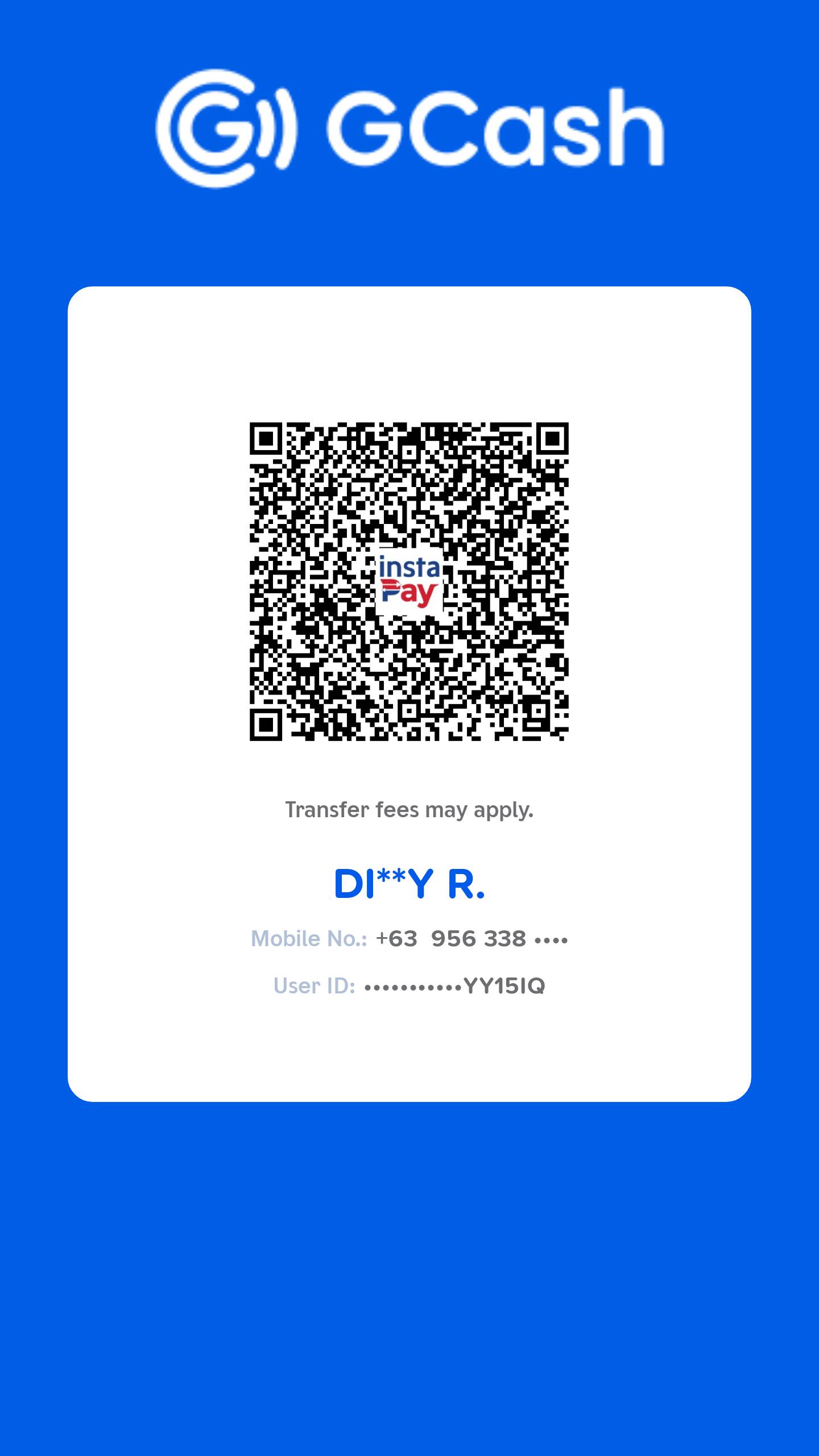 GCash payment QR code